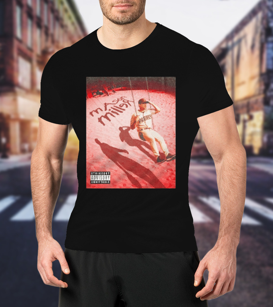 Mason Miller Padres MLB Reaper With Strikeout Advisory Unhittable T-Shirt