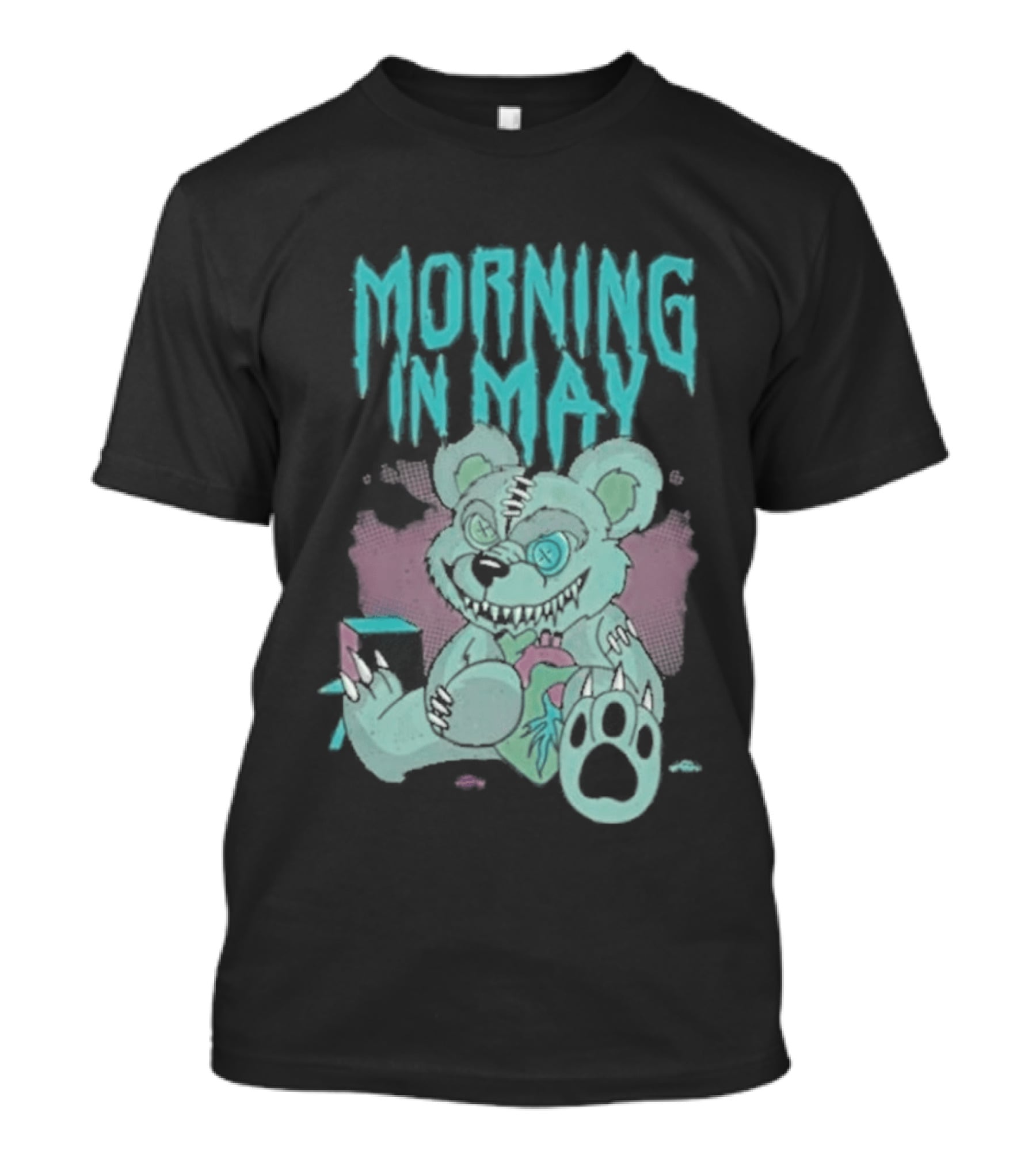 Morning In May Deaddy Bear Pink And Blue Teddy T-Shirt