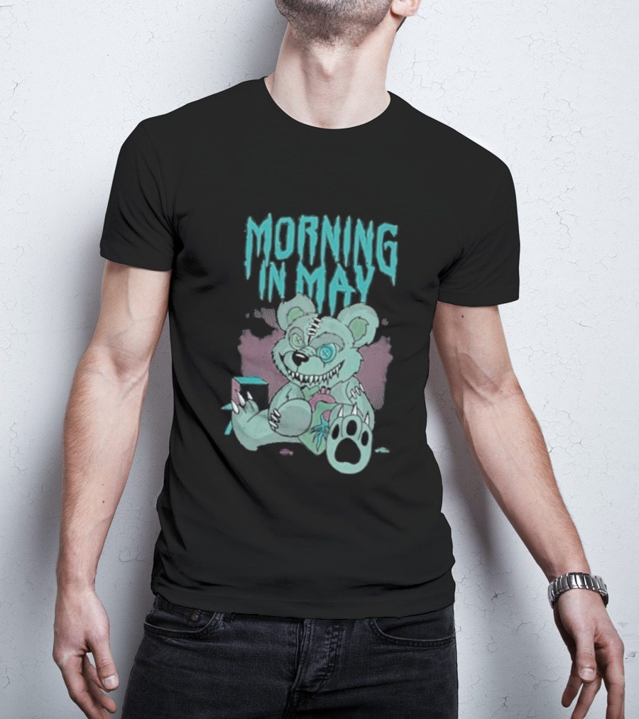Morning In May Deaddy Bear Pink And Blue Teddy T-Shirt