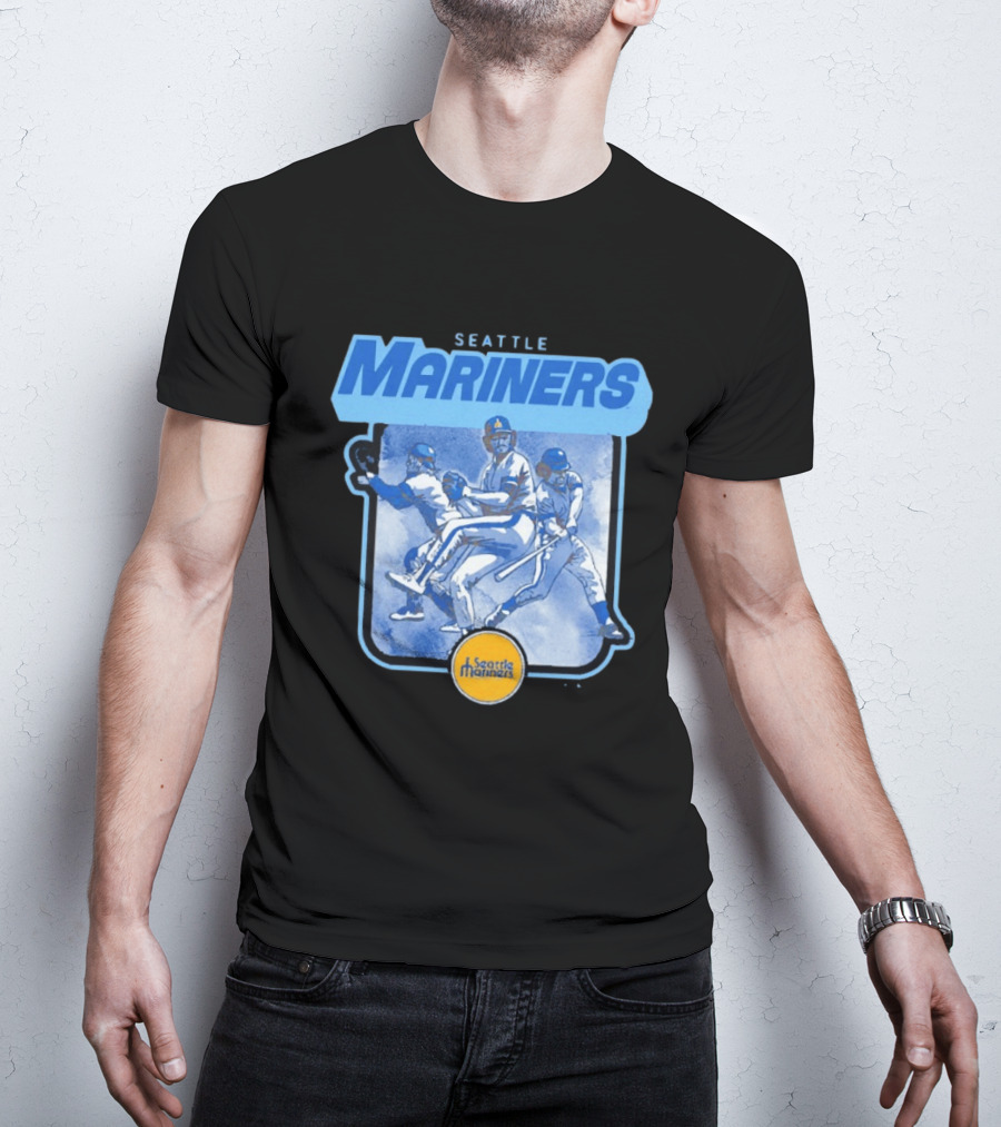 Seattle Mariners Retro Baseball Players T-Shirt