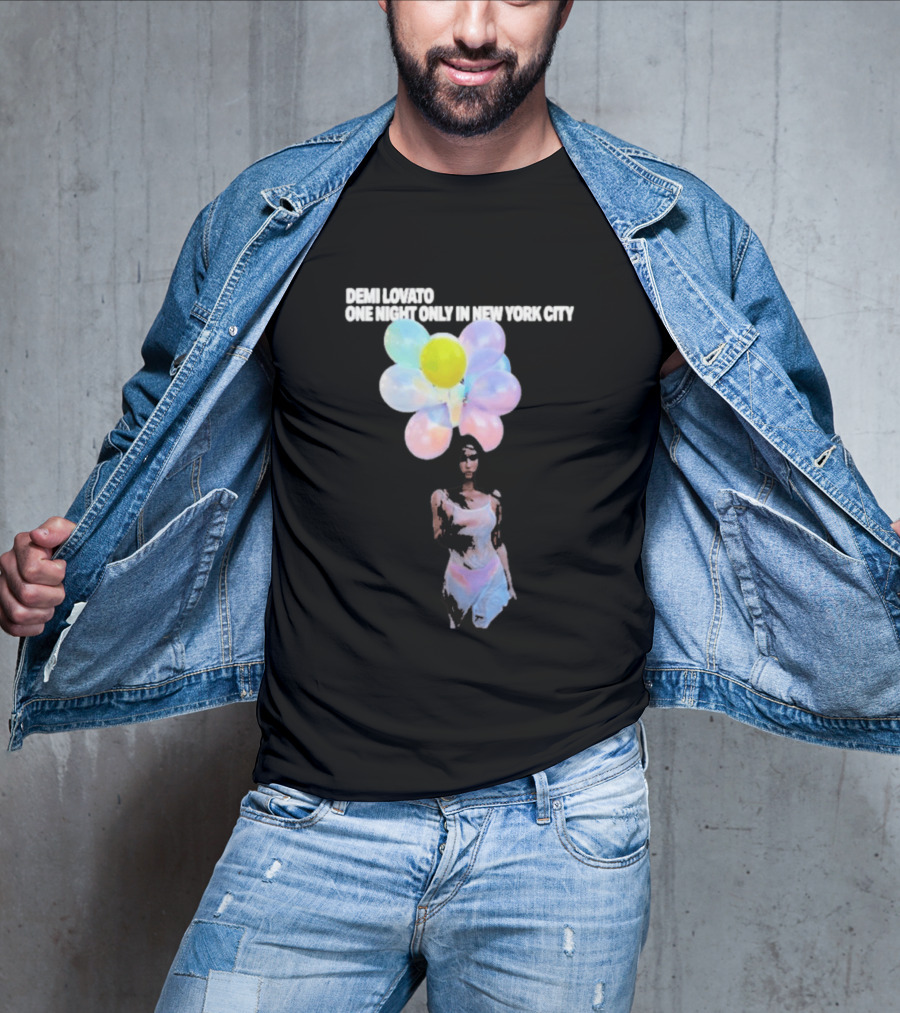 Demi Lovato One Night Only In New York City Colorful Balloons Dress T-Shirt