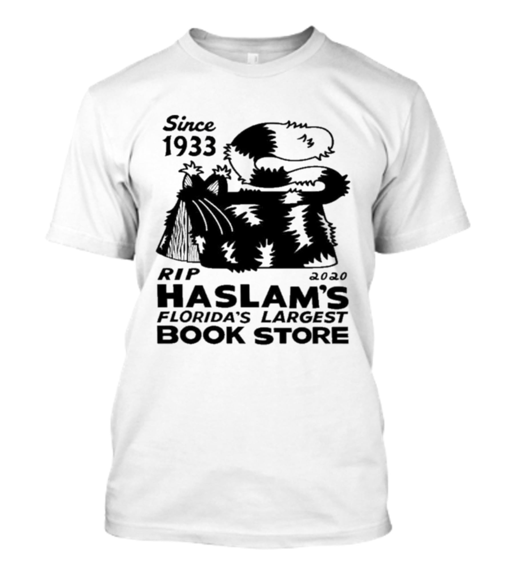 Since 1933 RIP 2020 Haslam's Florida's Largest Book Store Snoopy Doghouse T-Shirt