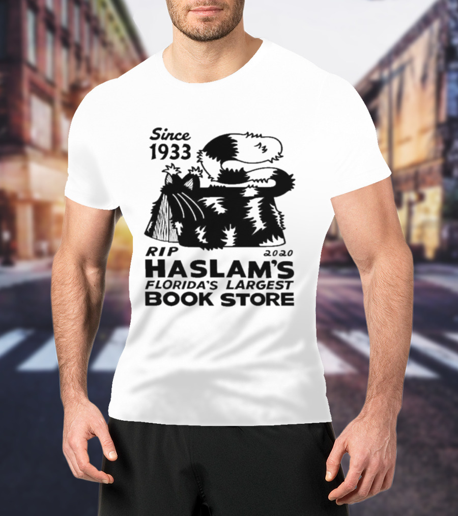 Since 1933 RIP 2020 Haslam's Florida's Largest Book Store Snoopy Doghouse T-Shirt