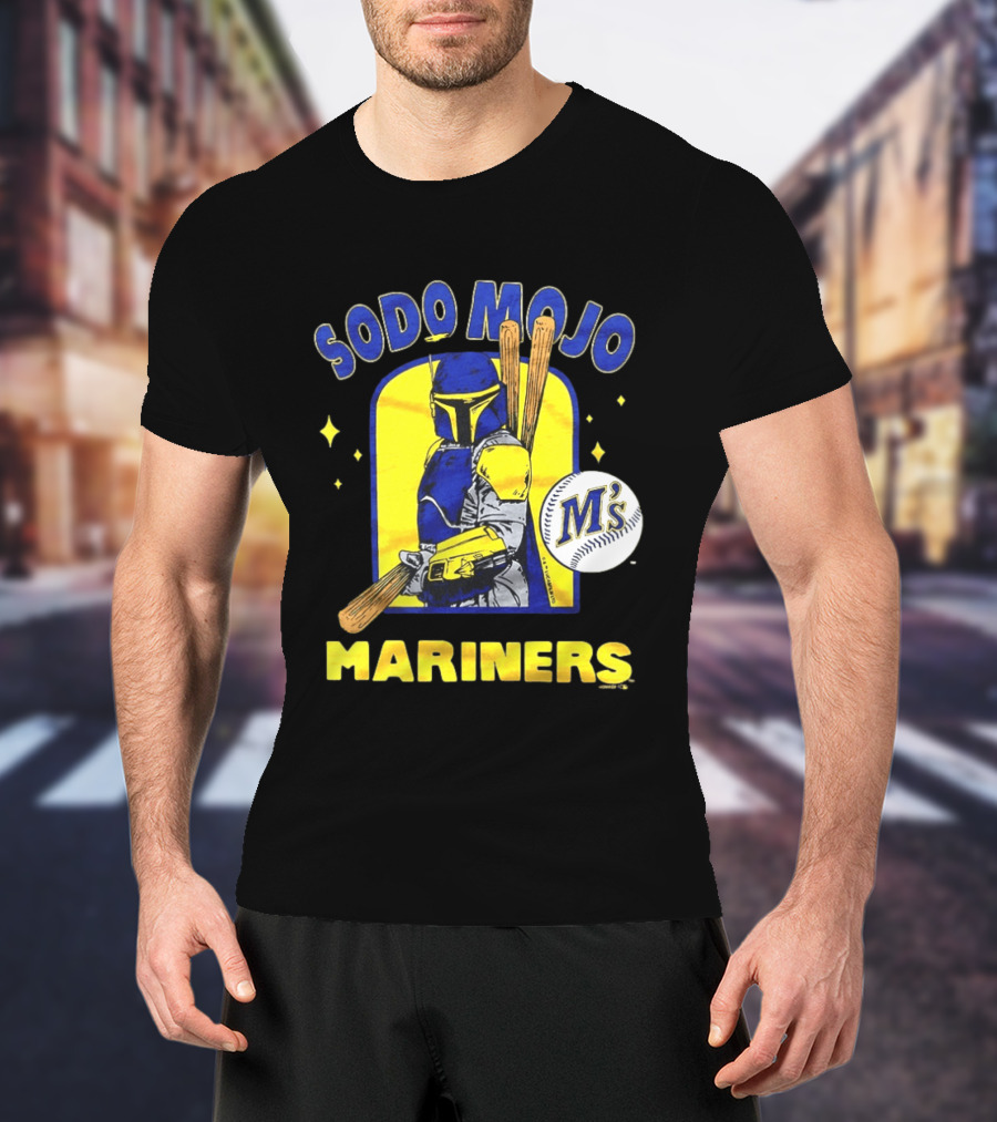 Sodo Mojo Mariners Star Wars M's Baseball T-Shirt