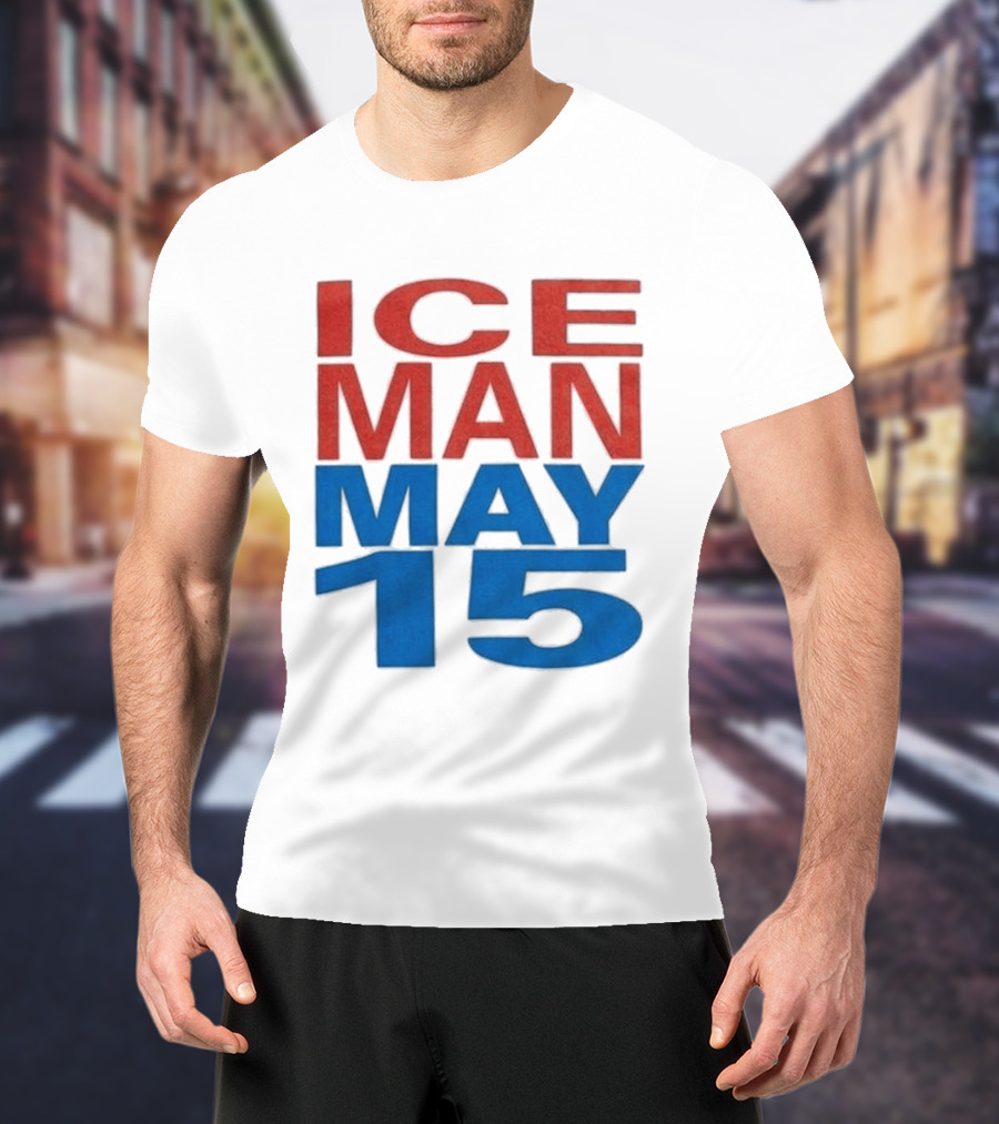 Iceman May 15 Bold Red Blue T-Shirt