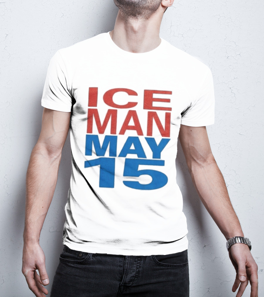 Iceman May 15 Bold Red Blue T-Shirt