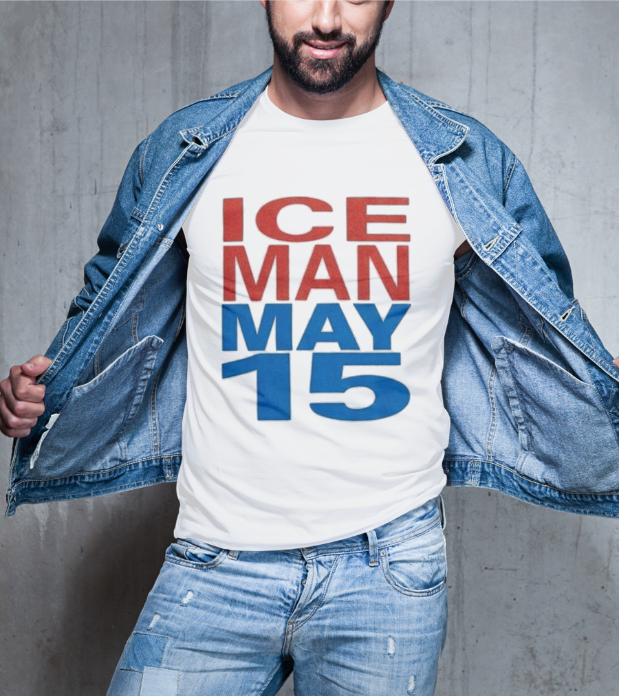 Iceman May 15 Bold Red Blue T-Shirt
