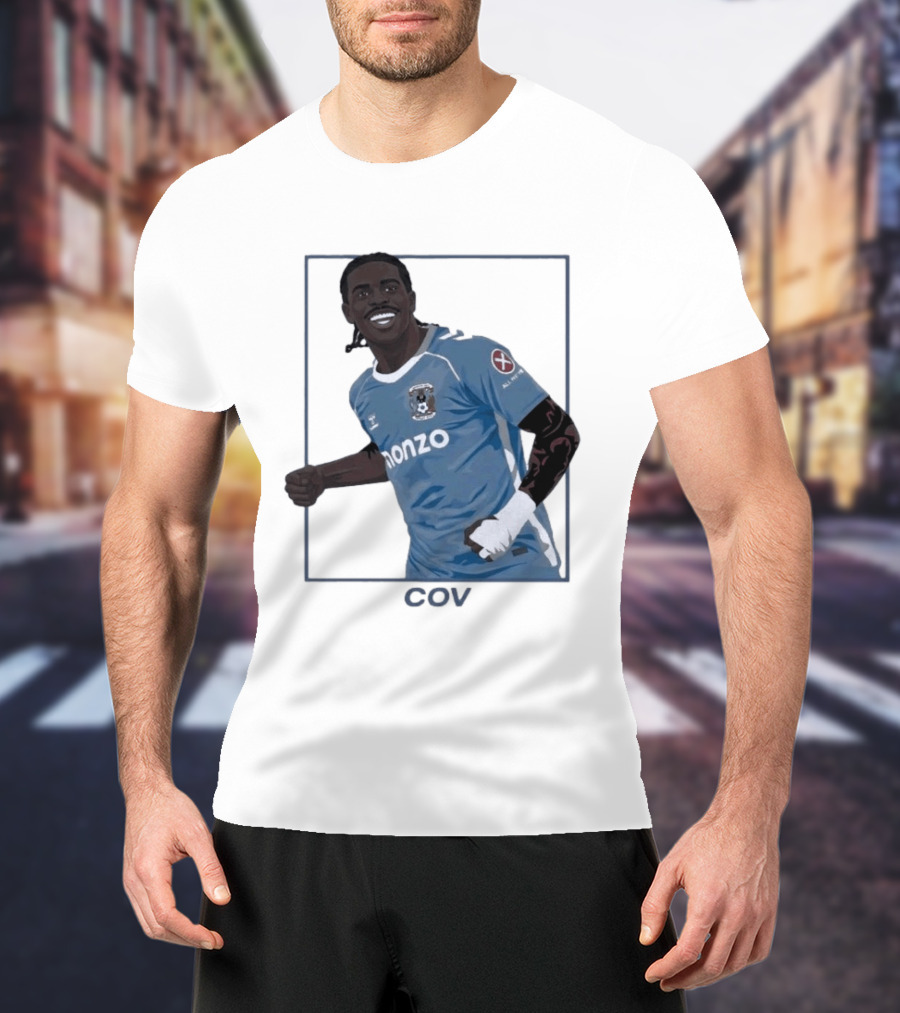 Coventry City FC Haji Wright Monzo Sponsor Premier League Comeback T-Shirt