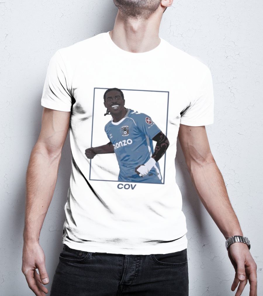 Coventry City FC Haji Wright Monzo Sponsor Premier League Comeback T-Shirt