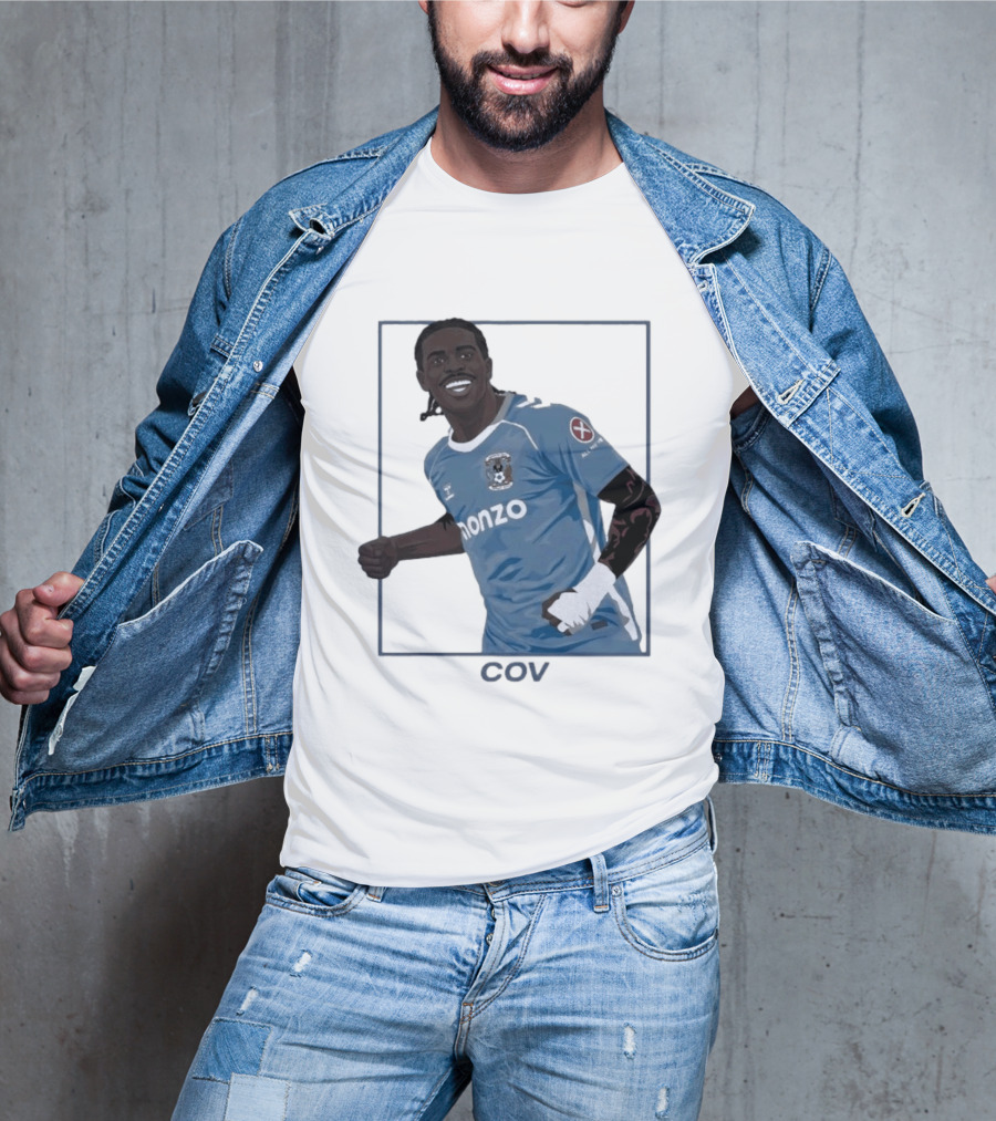 Coventry City FC Haji Wright Monzo Sponsor Premier League Comeback T-Shirt