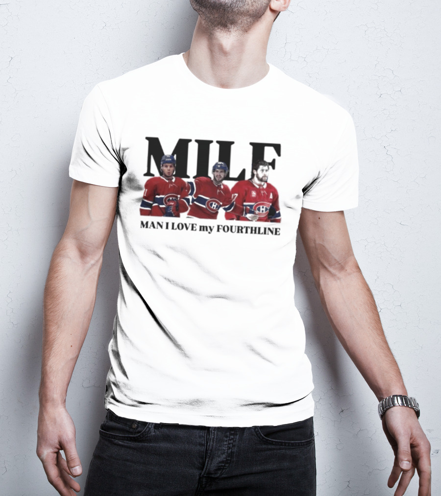 Milf Man I Love My Fourthline Montreal Canadiens Players T-Shirt