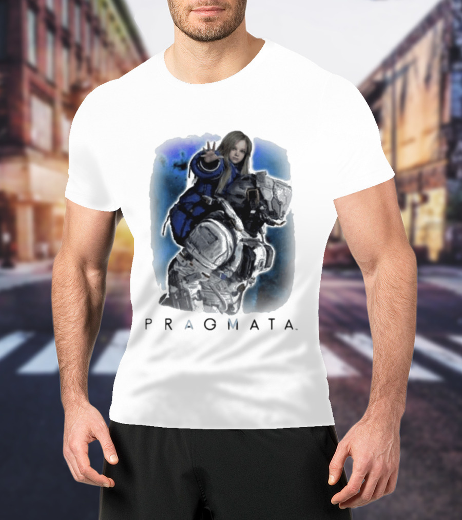 PRAGMATA Futuristic Sci Fi Adventure T-Shirt