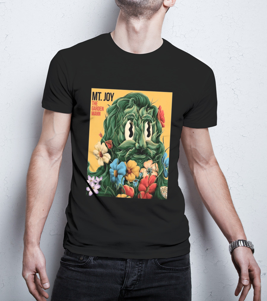 MT Joy The Garden Mann Album Floral Face T-Shirt