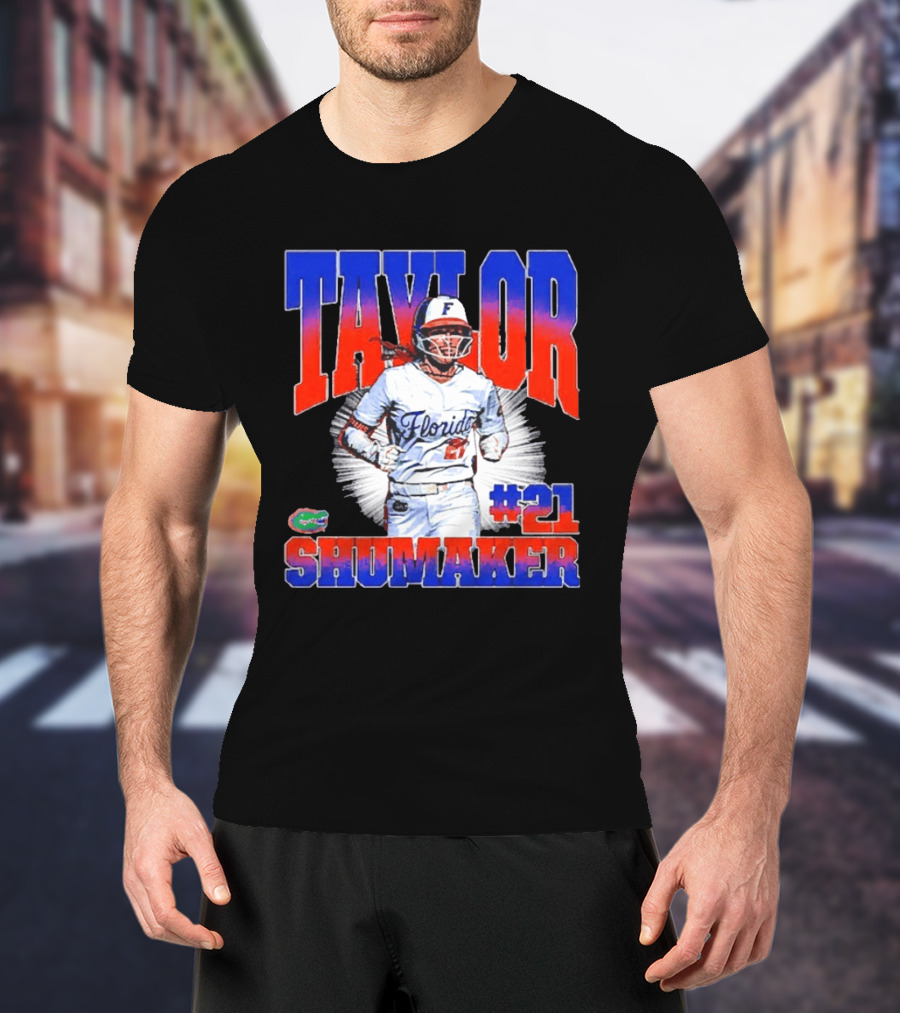 Florida Gators Taylor Shumaker NCAA Softball #21 T-Shirt