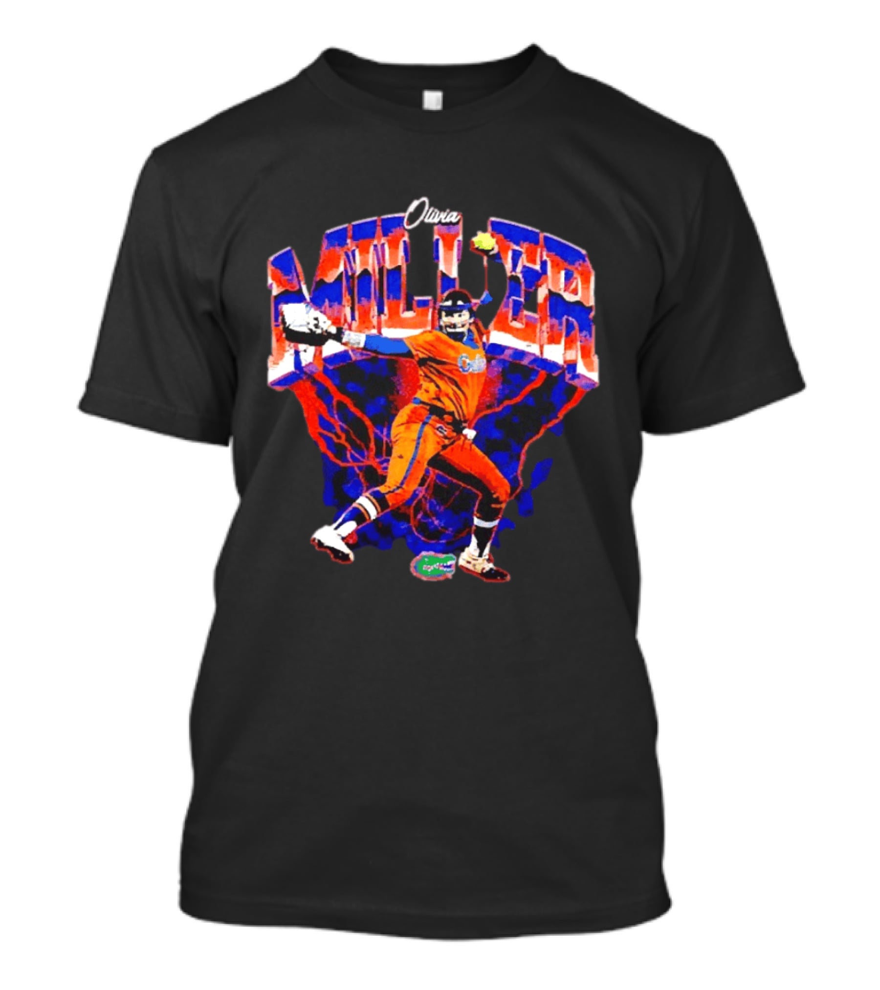 Florida Gators Softball Olivia Miller Lightning Pitcher T-Shirt