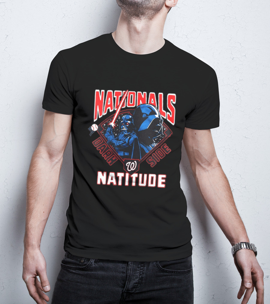 Nationals Natitude Dark Side Darth Vader Star Wars T-Shirt