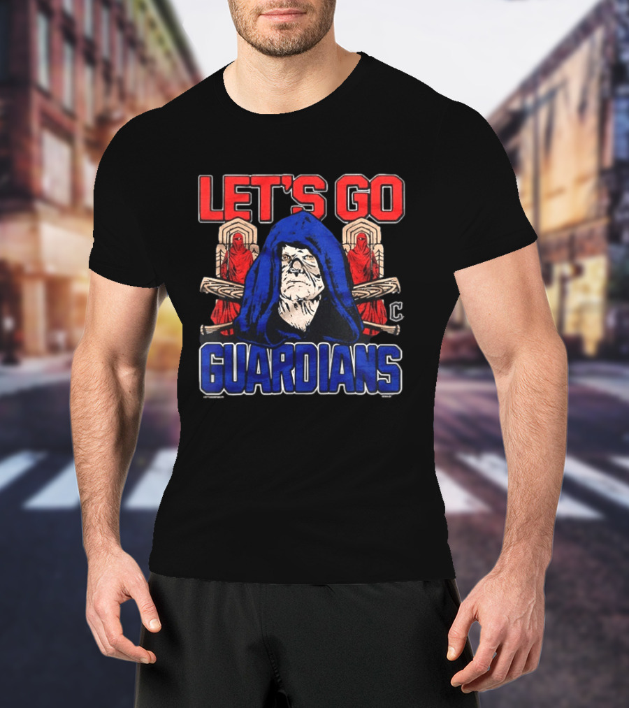 Let's Go Guardians Cleveland Baseball Sheev Palpatine Star Wars T-Shirt