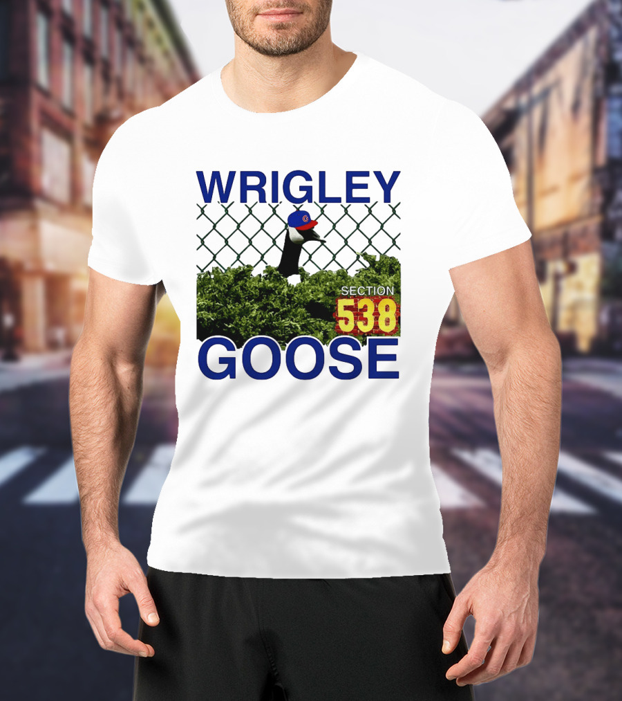 Wrigley Goose Section 538 Chicago Cubs MLB T-Shirt