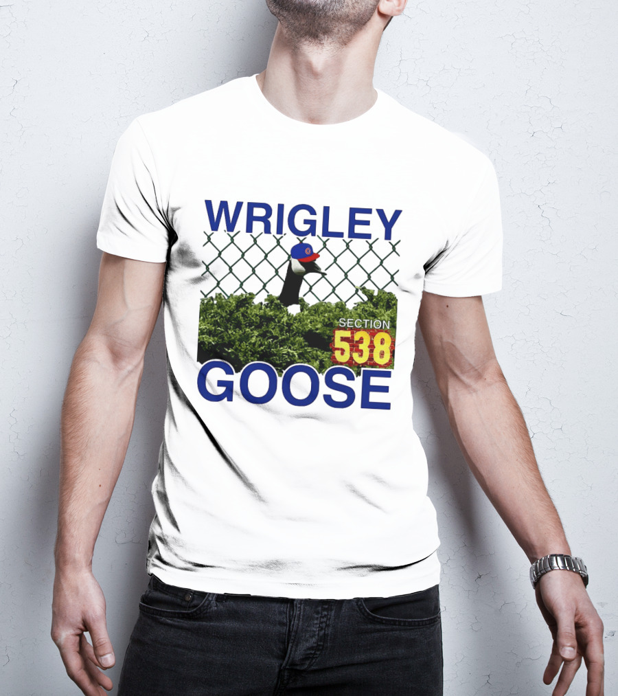 Wrigley Goose Section 538 Chicago Cubs MLB T-Shirt