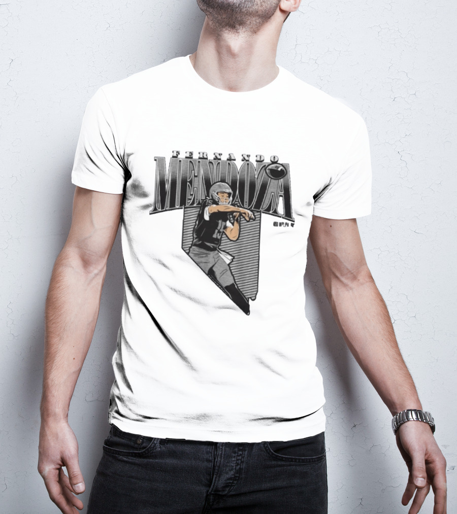 Fernando Mendoza State Star Football Quarterback Remix T-Shirt