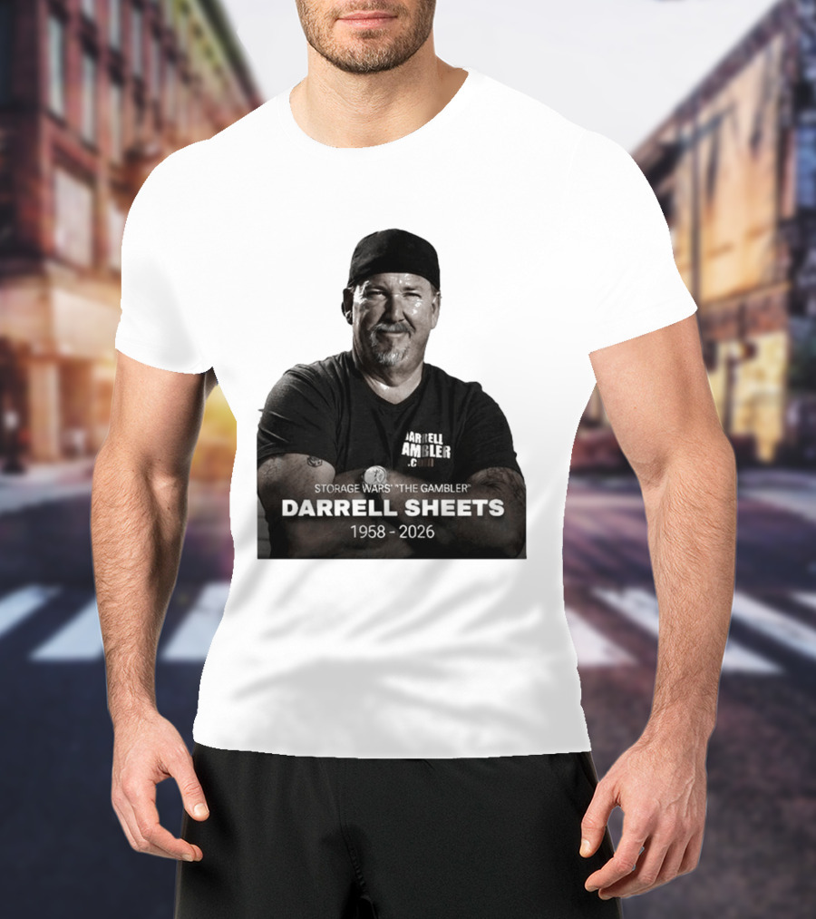 Storage Wars The Gambler Darrell Sheets 1958 2026 T-Shirt