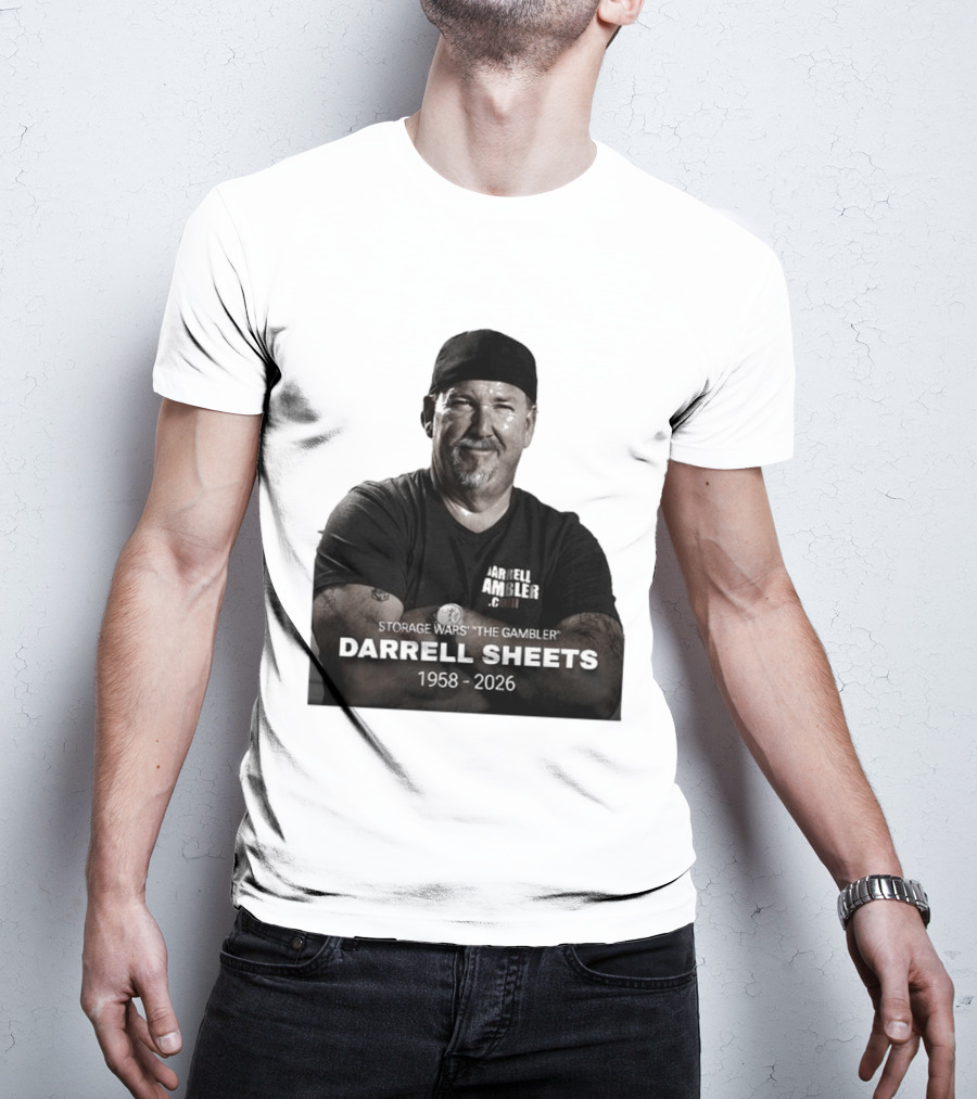 Storage Wars The Gambler Darrell Sheets 1958 2026 T-Shirt