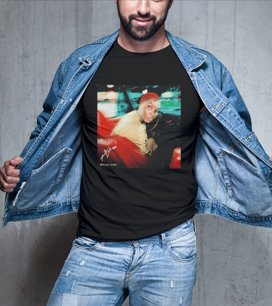 Arlo Parks Ambiguous Desire Heart Signature Vibrant Driving Scene T-Shirt