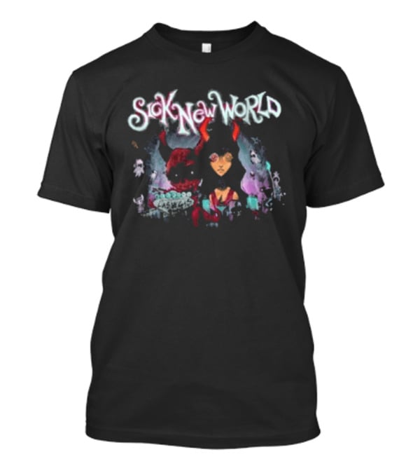 Sick New World Las Vegas Festival 2026 Red Devil April 25 Festival Grounds T-Shirt