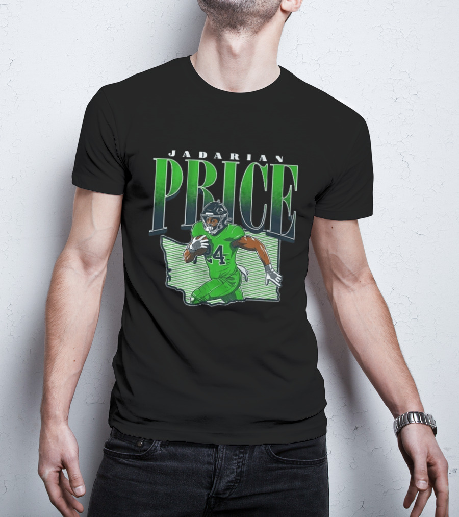 Jadarian Price Seattle Football 2026 Draft Prospect Player T-Shirt