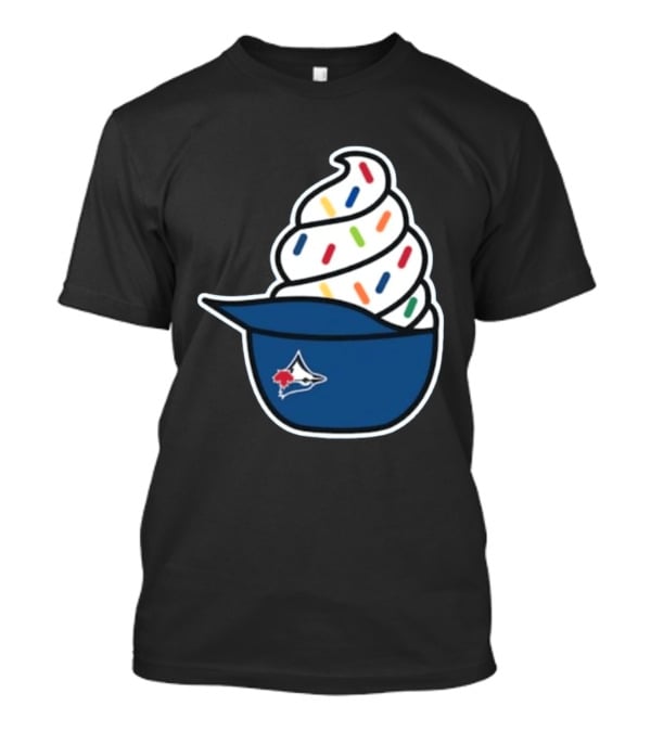 2026 Blue Jays Ice Cream Helmet Toronto Baseball Fan Cap Sundae T-Shirt