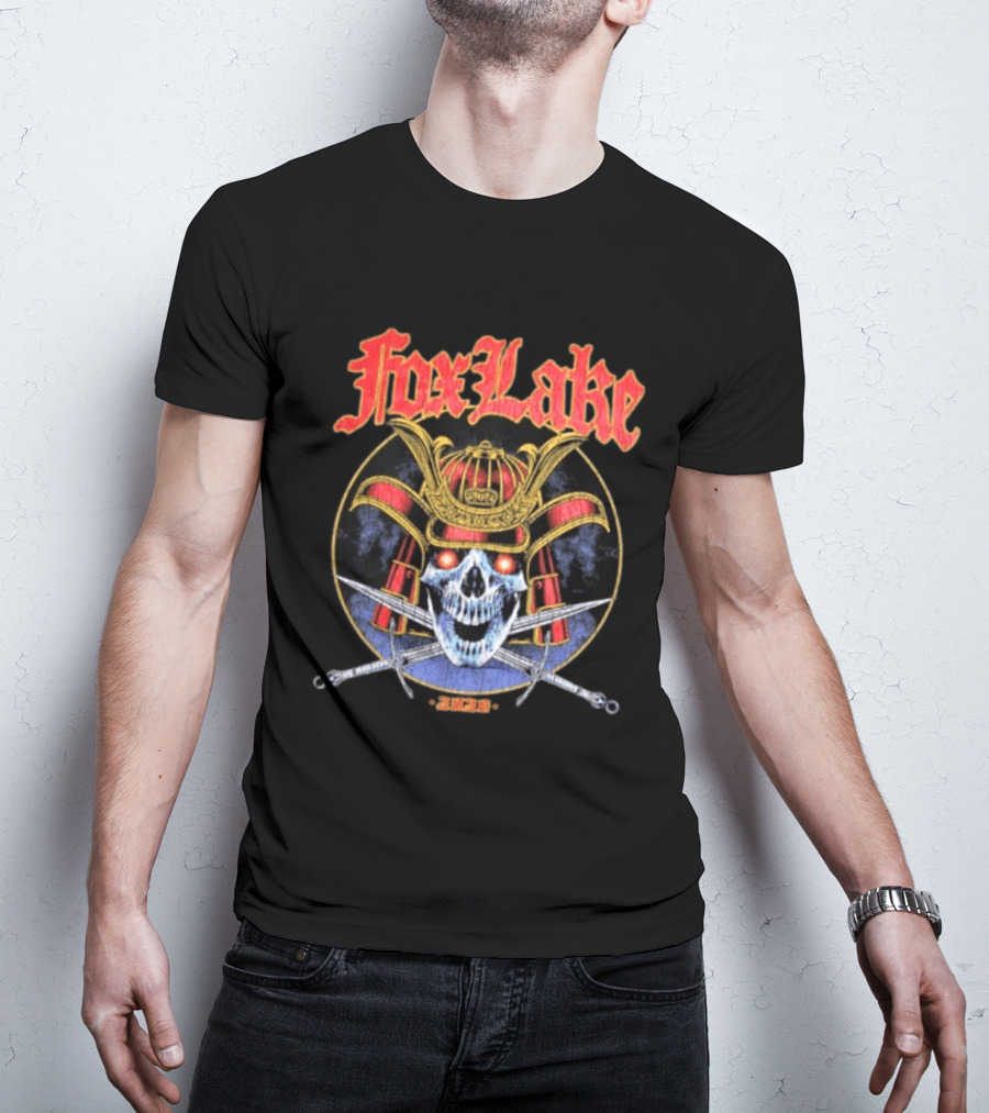 Fox Lake Samurai Skull 2026 Are You Ready To Die T-Shirt