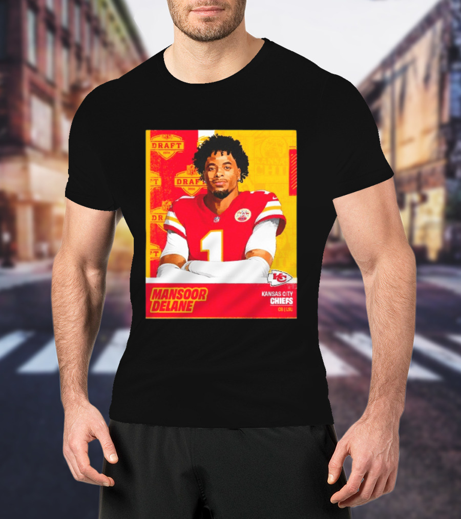 Mansoor Delane Kansas City Chiefs Draft 2026 NFL CB LSU T-Shirt