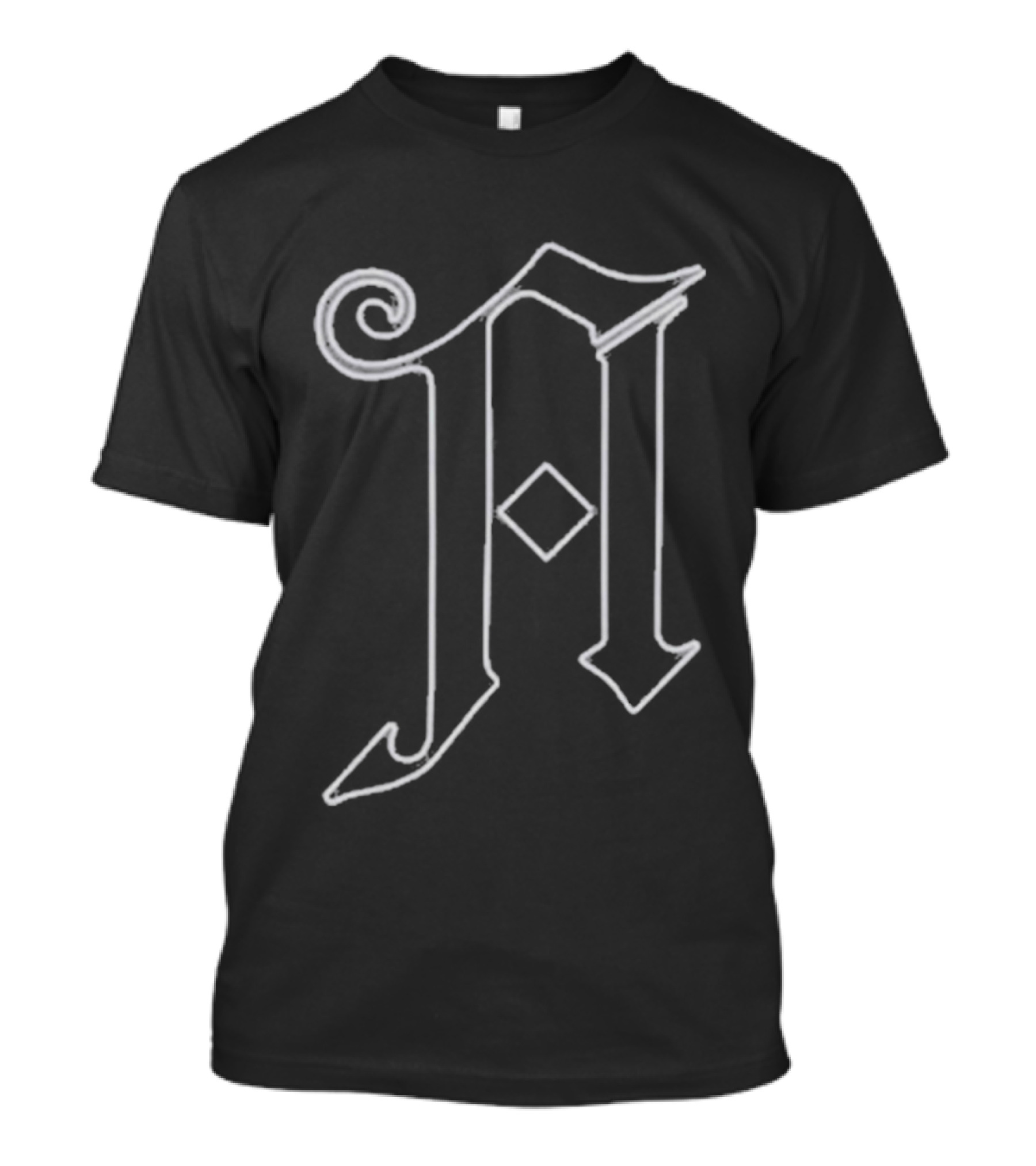 Architects Diamonte Gothic Initial A T-Shirt
