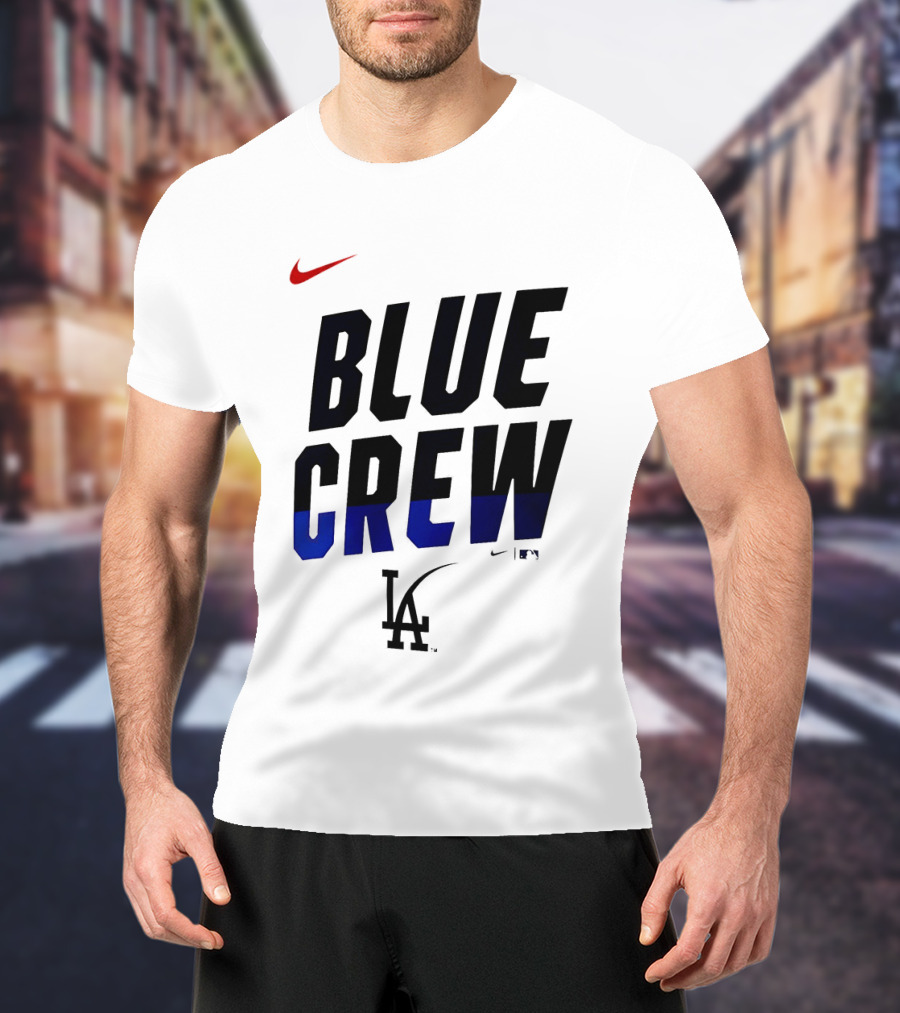 Nike Blue Crew Los Angeles Dodgers LA T-Shirt