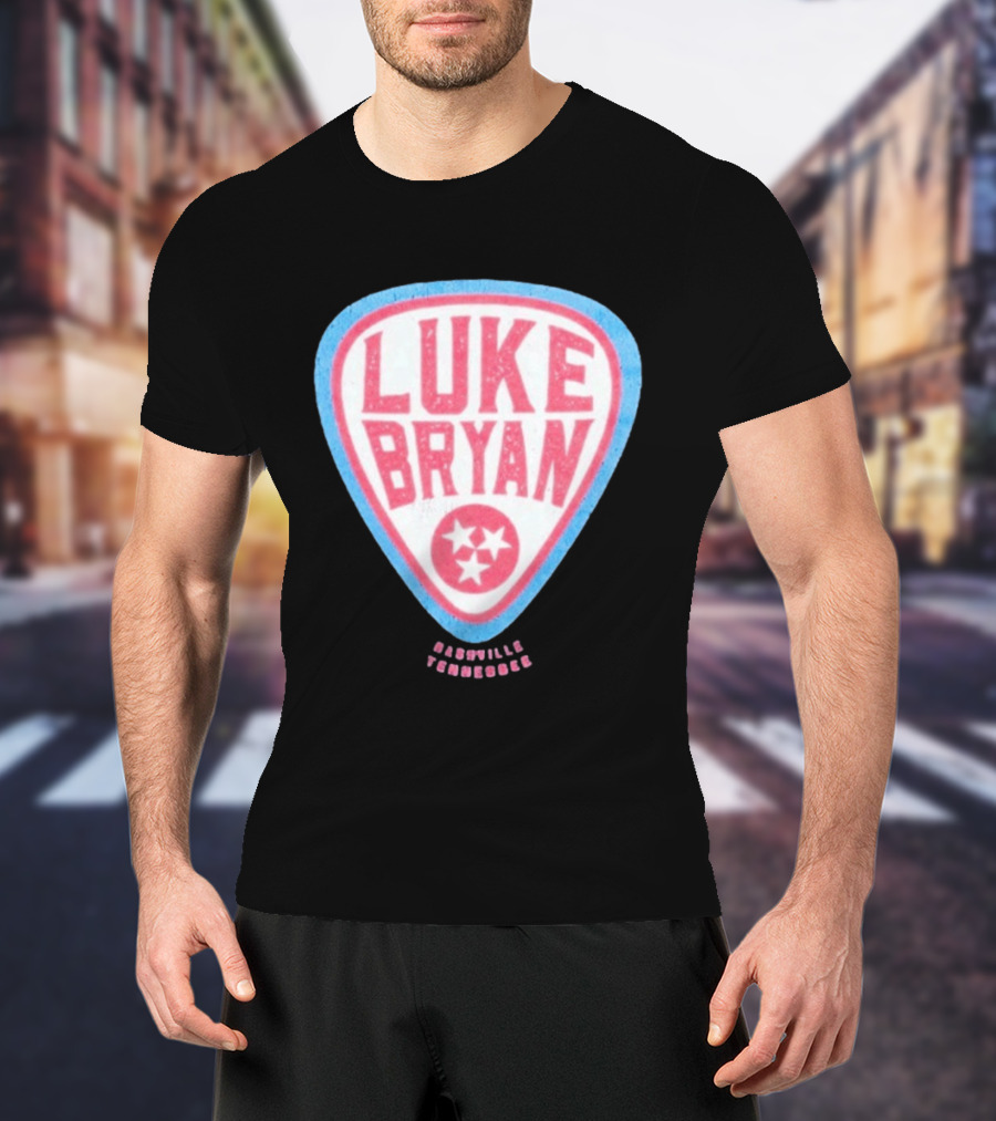 Luke Bryan Nashville Tennessee Pick Three Stars T-Shirt