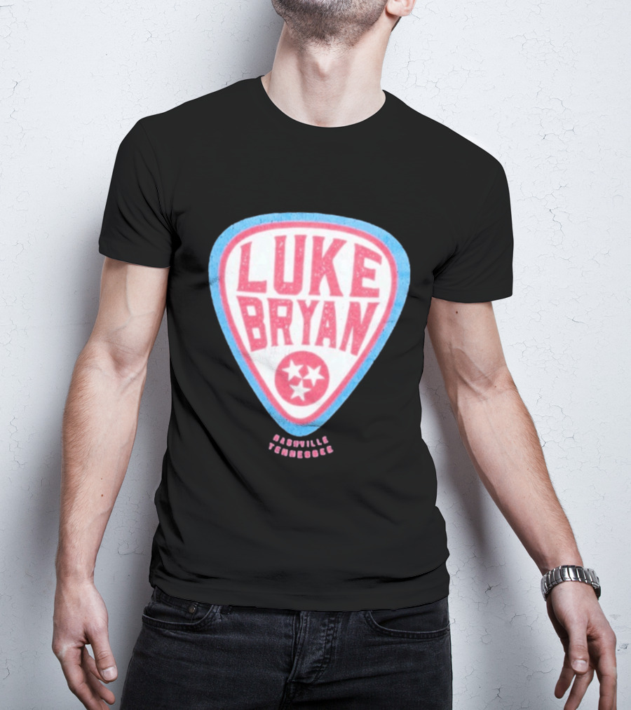 Luke Bryan Nashville Tennessee Pick Three Stars T-Shirt