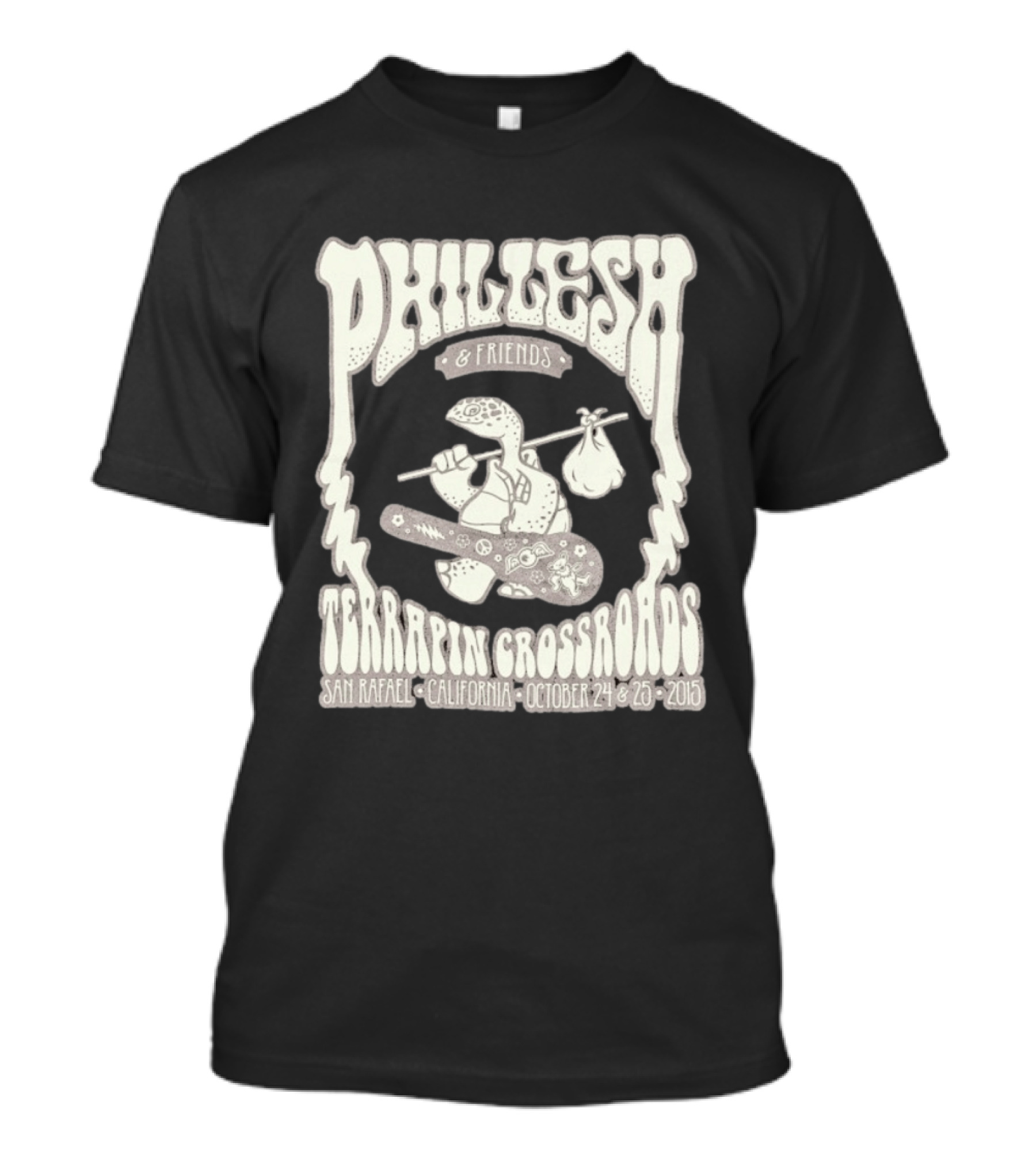 Phil Lesh And Friends Terrapin Crossroads San Rafael California October 24 25 2015 T-Shirt