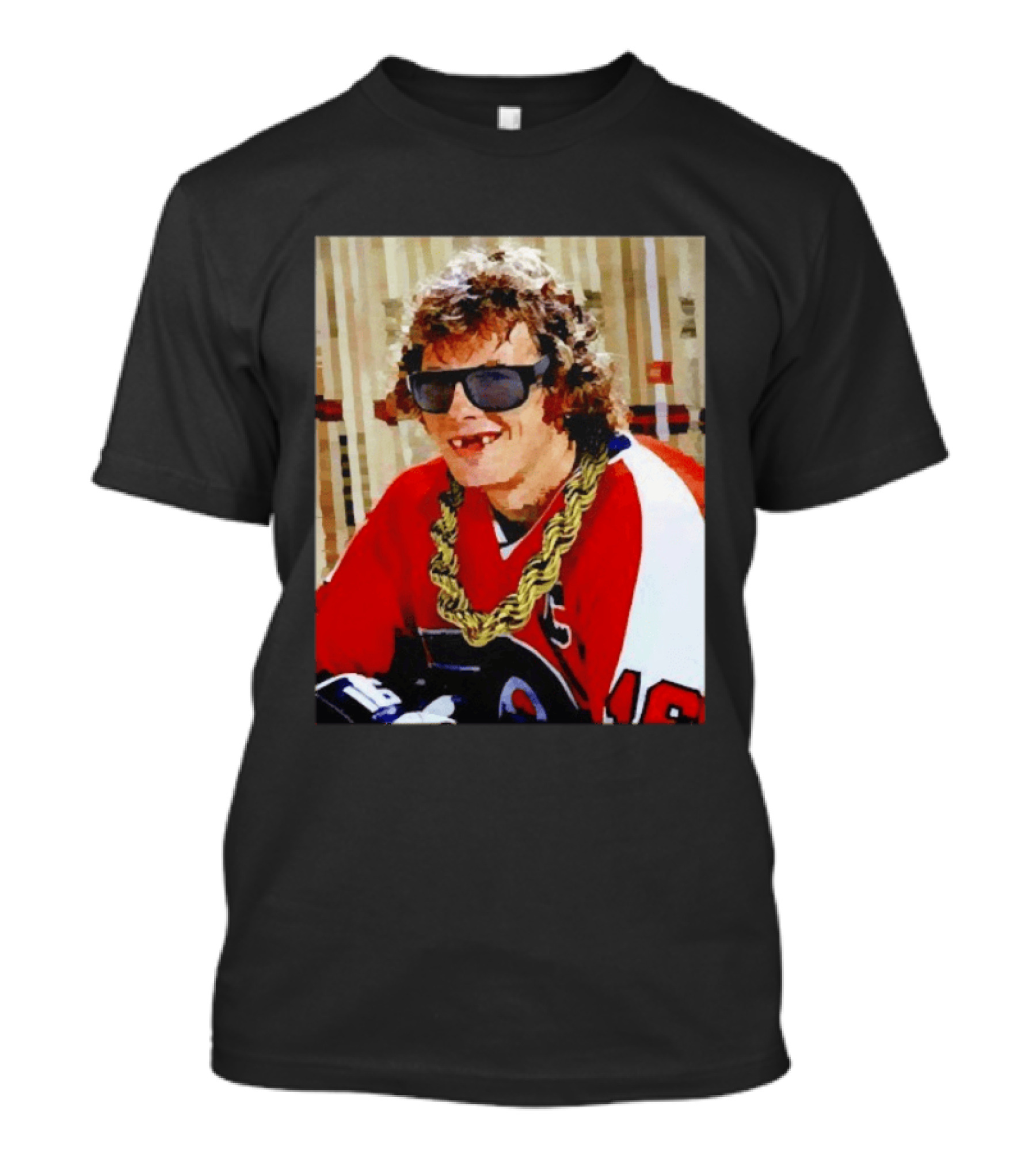Philadelphia Flyers Bobby Clarke Retro Style Smile Iconic 1970s Nostalgia T-Shirt
