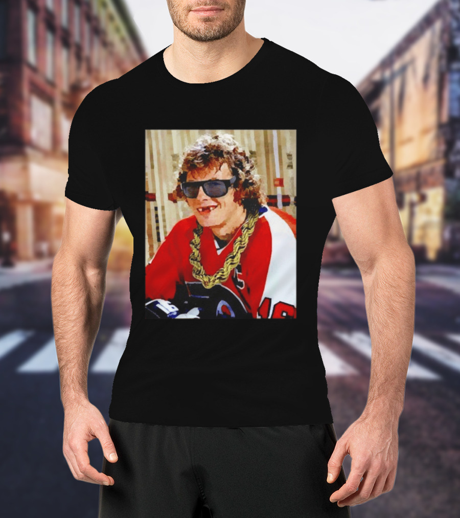 Philadelphia Flyers Bobby Clarke Retro Style Smile Iconic 1970s Nostalgia T-Shirt