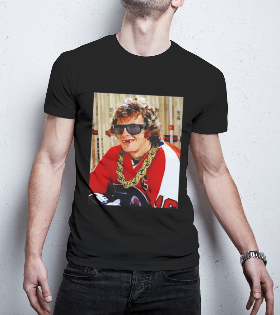 Philadelphia Flyers Bobby Clarke Retro Style Smile Iconic 1970s Nostalgia T-Shirt