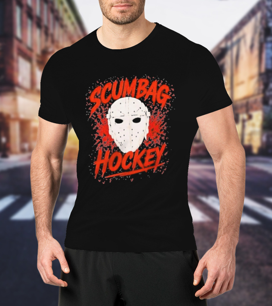 Philadelphia Scumbag Hockey Jason Voorhees Mask T-Shirt