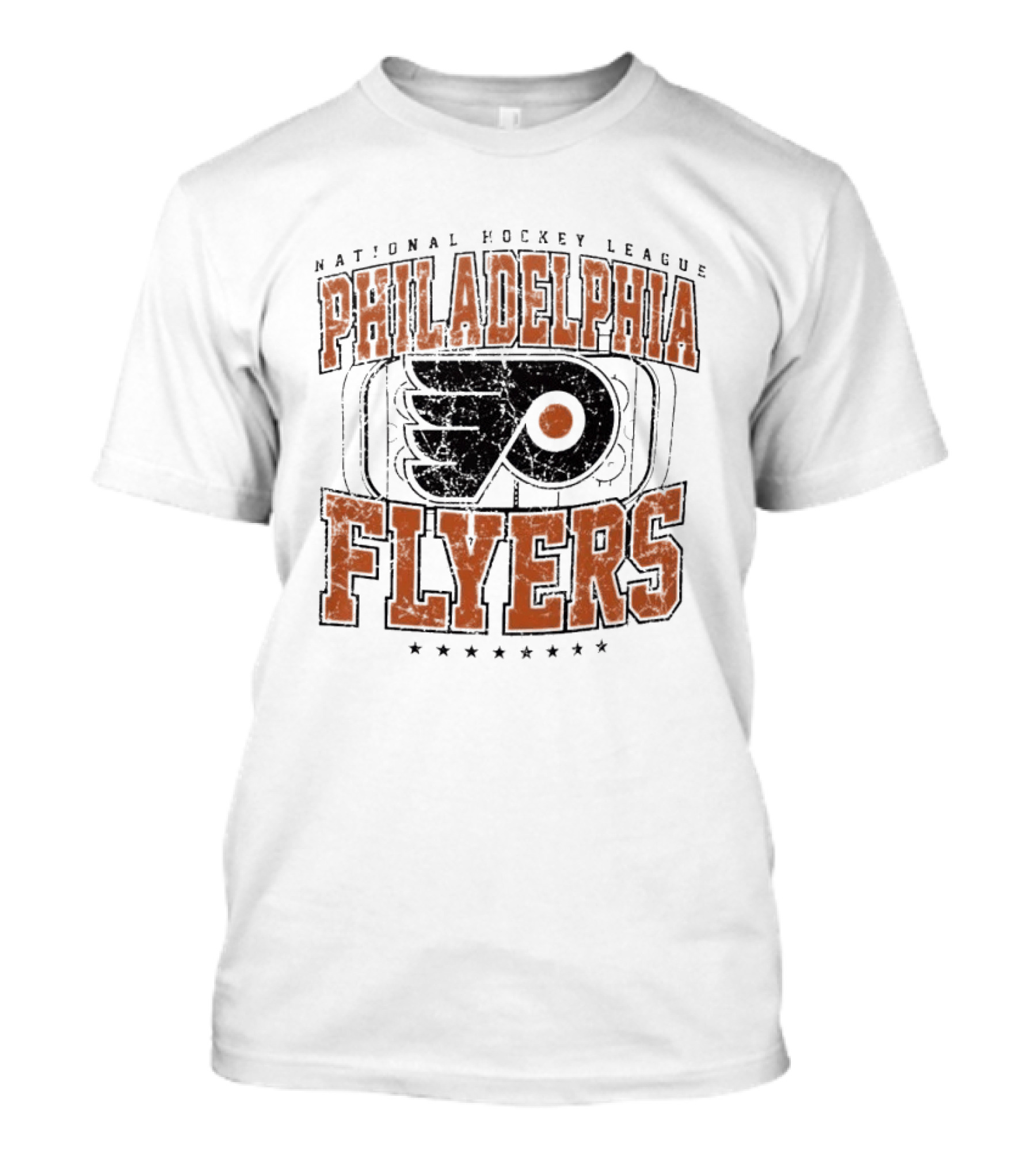National Hockey League Philadelphia Flyers Distressed Rink T-Shirt
