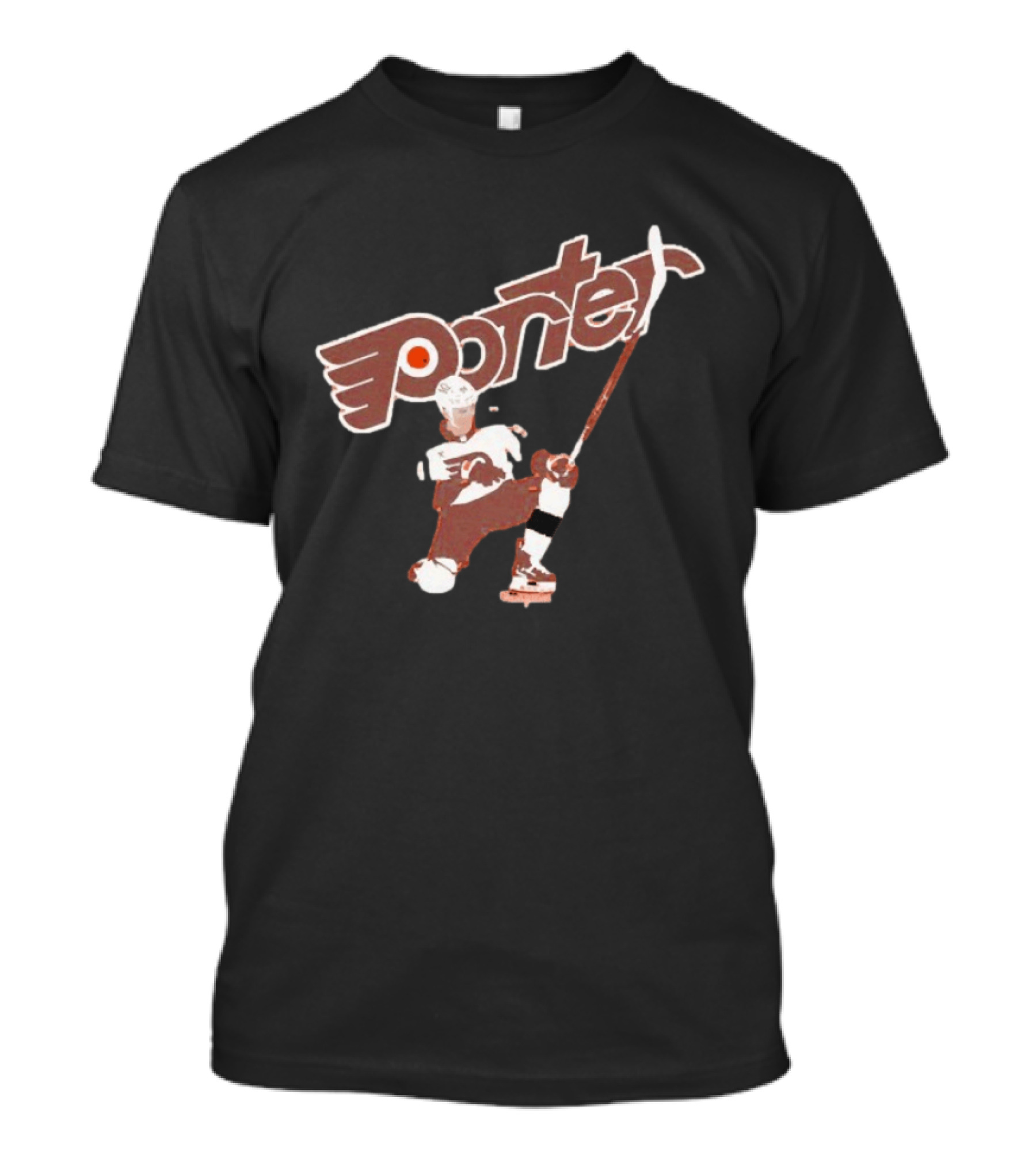 Porter Martone Philadelphia Flyers Hockey Player Action Pose T-Shirt