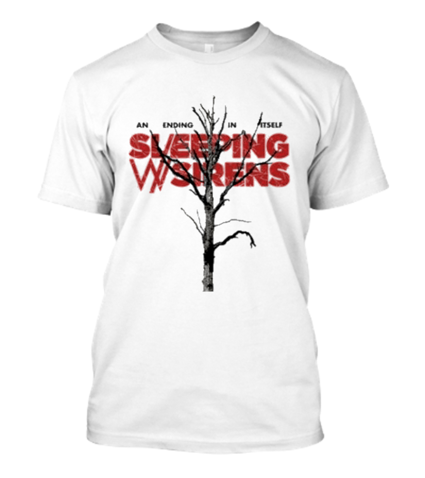 An Ending In Noise Sleeping Visions Sirens Dead Tree T-Shirt