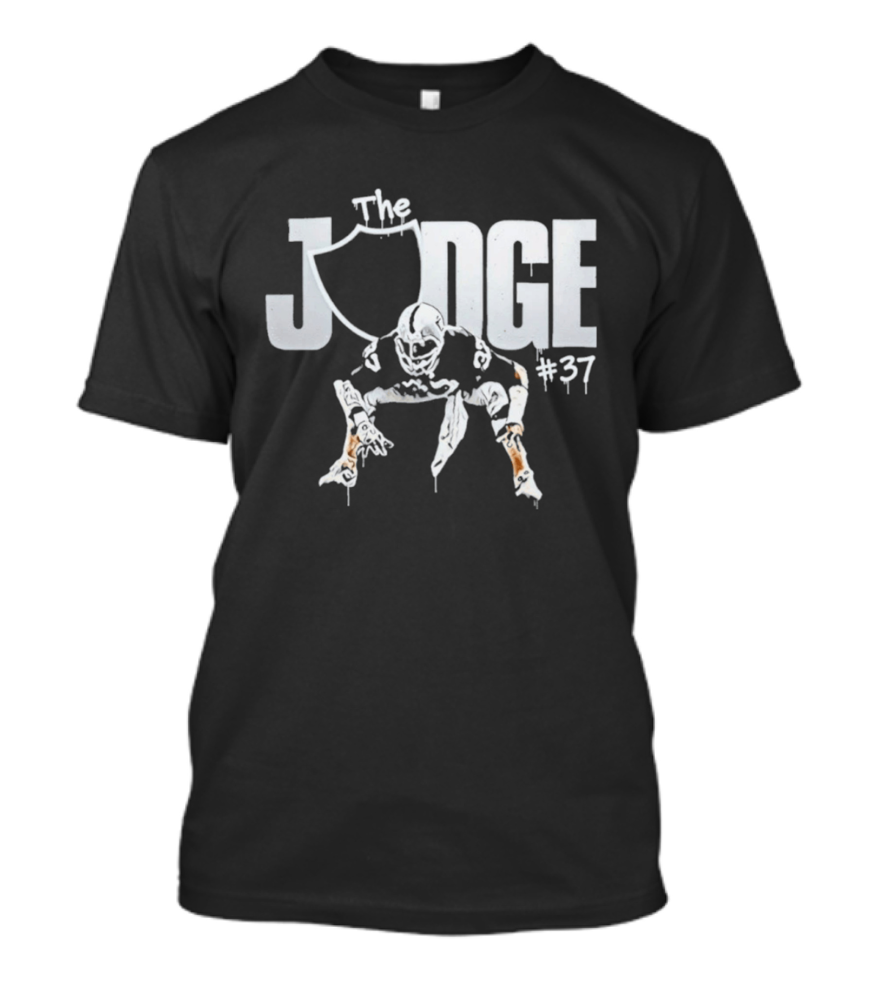 The Judge Las Vegas Raiders 37 Linebacker T-Shirt