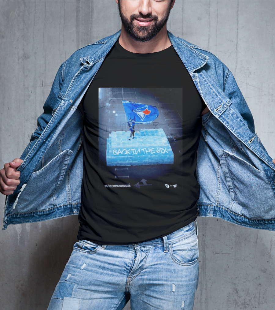 Toronto Blue Jays Back In The 6ix Ice Flag And Blocks T-Shirt