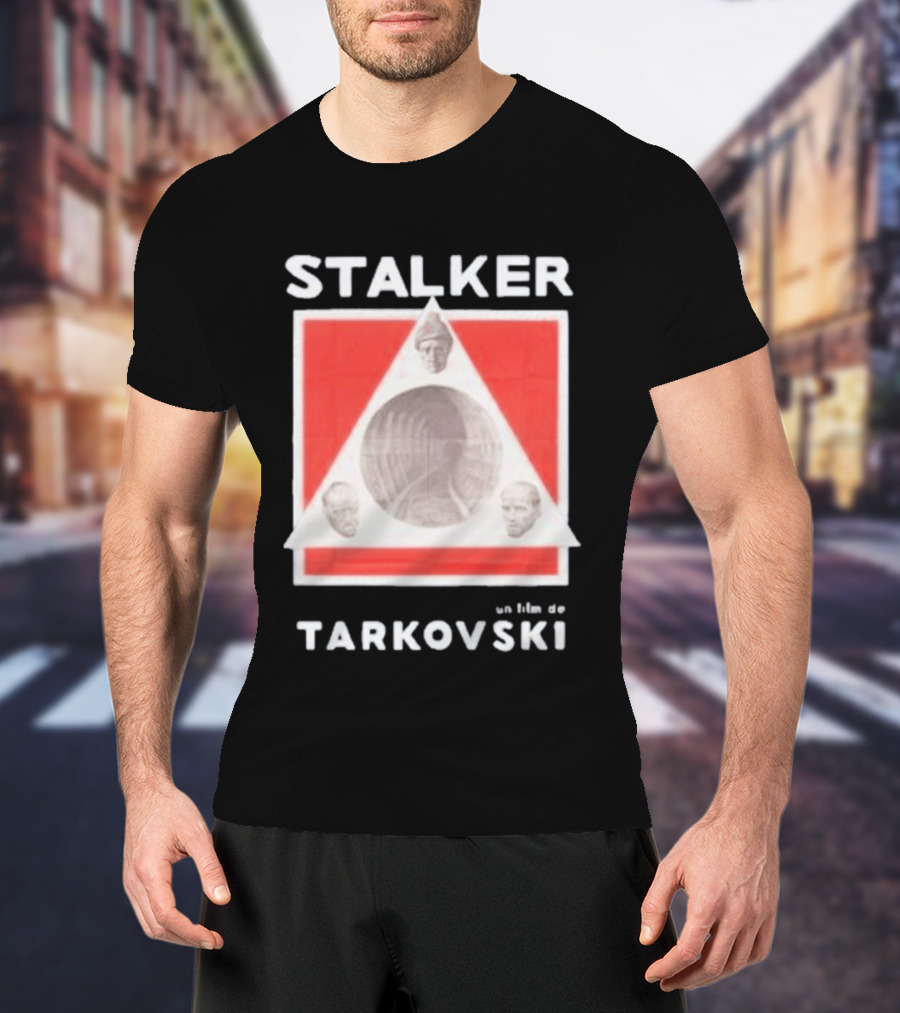 Stalker Film Tarkovski Triangular Faces T-Shirt