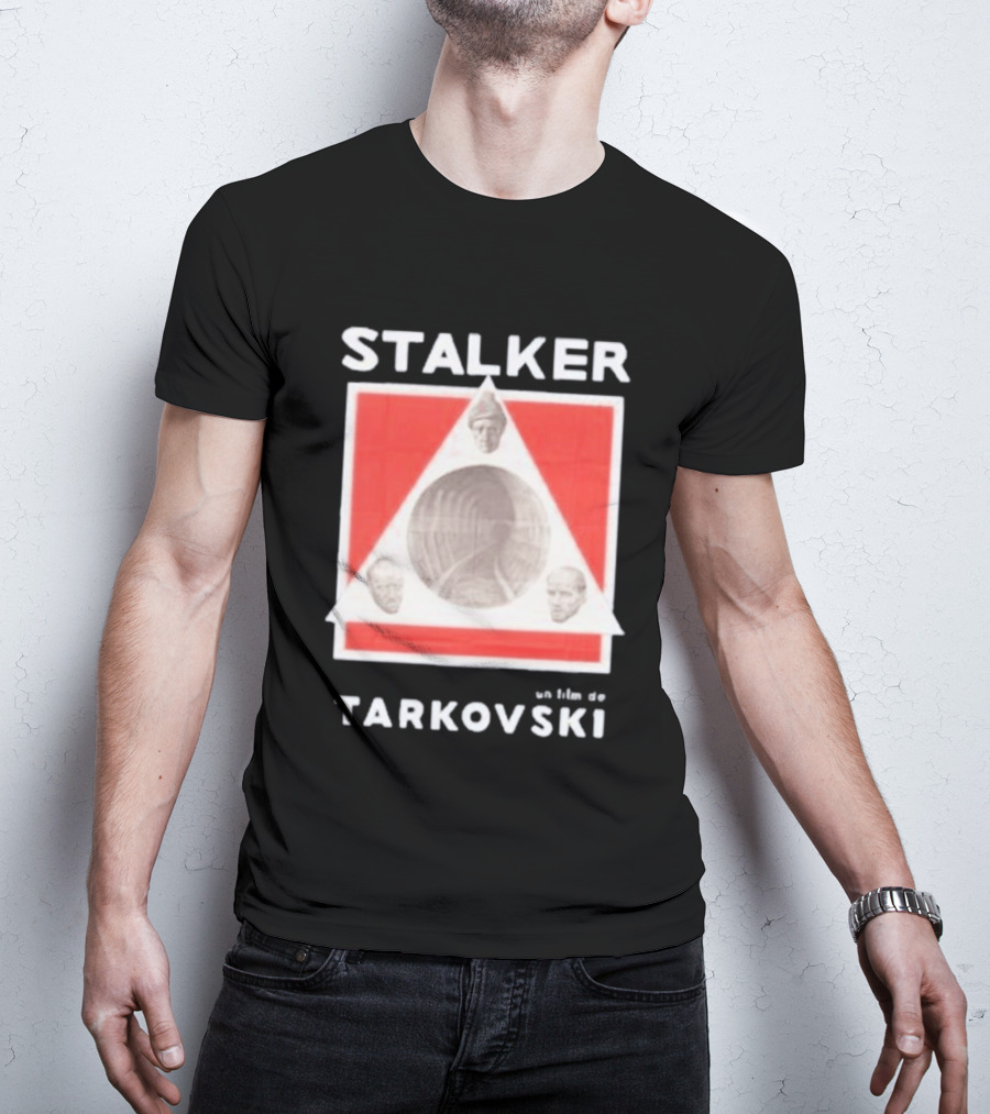 Stalker Film Tarkovski Triangular Faces T-Shirt