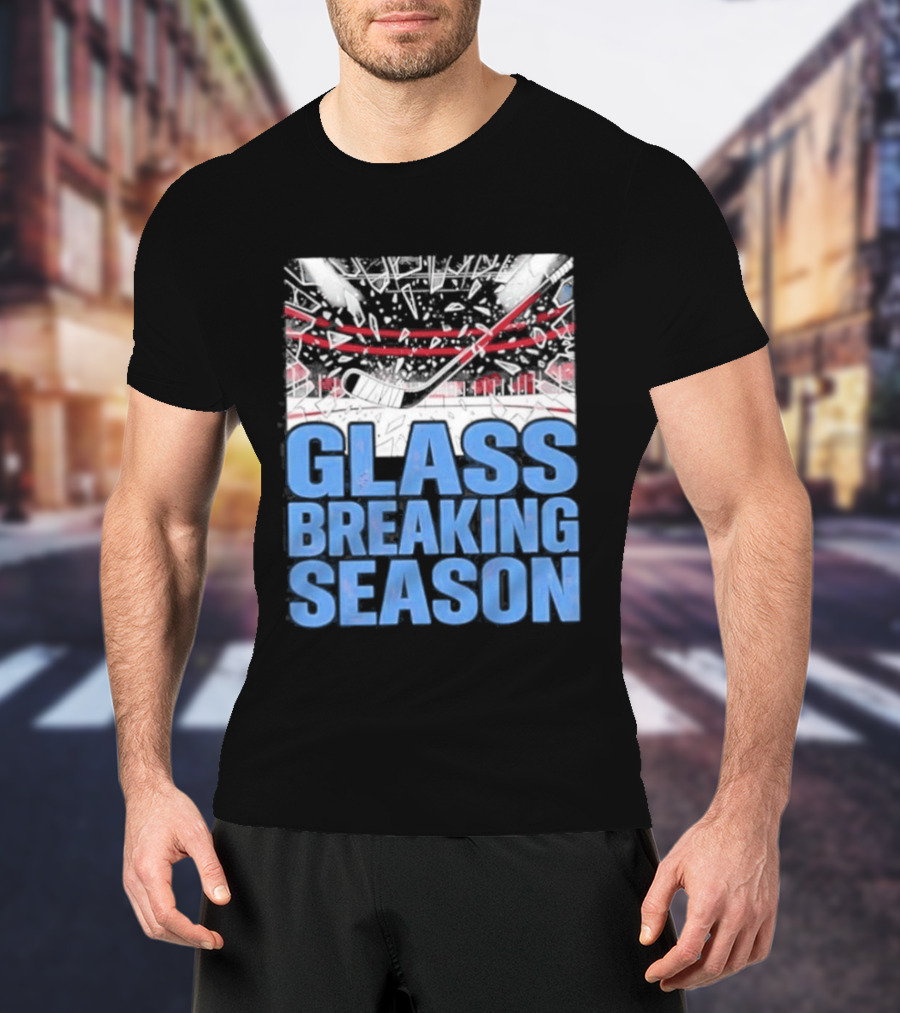 Colorado Avalanche Glass Breaking Season T-Shirt