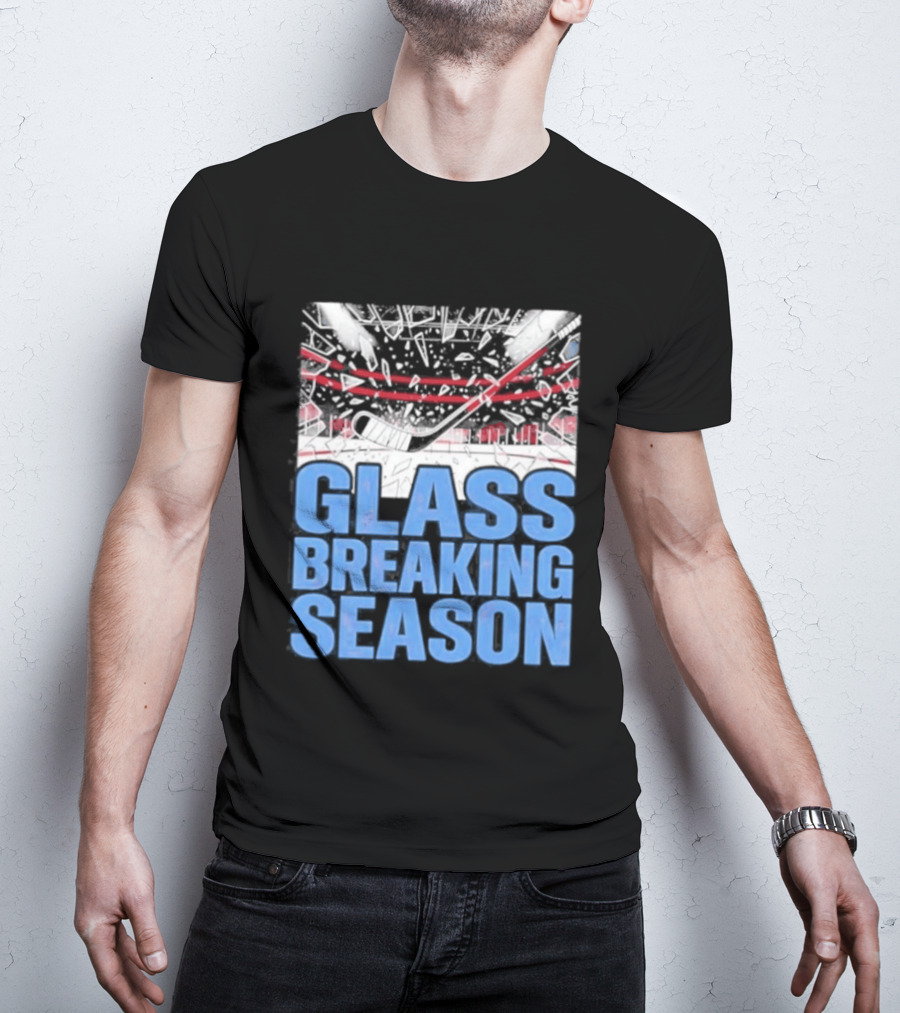 Colorado Avalanche Glass Breaking Season T-Shirt
